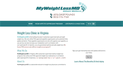 Desktop Screenshot of myweightlossmd.com