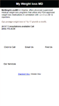 Mobile Screenshot of myweightlossmd.com