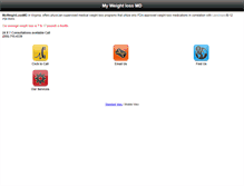 Tablet Screenshot of myweightlossmd.com